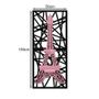 Imagem de Quadro Torre Eiffel Abstrato com Detalhe em Acrílico Rose Premium MDF 100x50cm