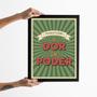 Imagem de Quadro Transforme A Dor Em Poder 33X24Cm - Com Vidro