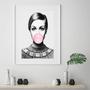 Imagem de Quadro Twiggy Bola Chiclete - 60X48Cm