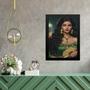 Imagem de Quadro Umbanda Cigana Esmeralda 24X18Cm - Com Vidro
