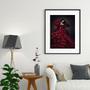 Imagem de Quadro Umbanda Pomba Gira Sete Saias - 60X48Cm