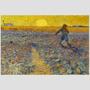 Imagem de Quadro Van Gogh Semeador E O Sol Brilhante Tela No Chassi 45X30Cm