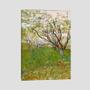 Imagem de Quadro Van Gogh The Flowering Orchard Tela No Chassi 45X30Cm