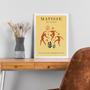 Imagem de Quadro Vintage Arte Matisse Kraft 45x34cm - com vidro