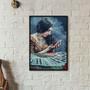 Imagem de Quadro Vintage Cigana - Cartomante 45X34Cm