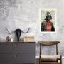 Quadro Vintage Darth - Your Father 33X24Cm - Com Vidro - Quadros On-Line Imagem de Quadro Vintage Darth - Your Father 33X24Cm - Com Vidro