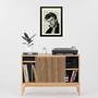 Imagem de Quadro Vintage David Bowie 24X18Cm - Com Vidro