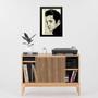 Imagem de Quadro Vintage Elvis Presley 24x18cm - com vidro