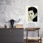 Imagem de Quadro Vintage Elvis Presley 45X34Cm - Com Vidro