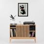 Imagem de Quadro Vintage Gato Felix 24X18Cm - Com Vidro
