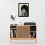 Imagem de Quadro Vintage Jimi Hendrix 24x18cm - com vidro