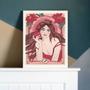 Imagem de Quadro Vintage Signo Sagitário 24x18cm - com vidro
