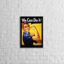 Imagem de Quadro We Can Do It 45x34cm - com vidro