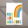 Imagem de Quadro You Are Aming 24X18Cm