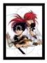 Imagem de Quadro Yu Yu Hakusho Kurama & Hiei Anime Poster Moldurado