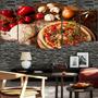 Imagem de Quadros Decorativo 128x60 Pizza Molho Delicioso Lindo N3