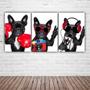 Imagem de Quadros Decorativos Cachorro Buldogue Francês 180X60