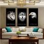 Imagem de quadros decorativos com frases execuçao e foco para seu quarto sala cozinha