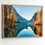Imagem de Quadros decorativos com Moldura Sala Quarto Montanhas Paisagem  Grande Hall