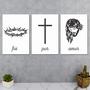 Imagem de Quadros Decorativos Foi Por Amor Sala Escritório Quarto Moderno Casal PMG