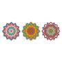 Imagem de Quadros Decorativos Mandalas Kit com 3 - Corte a Laser