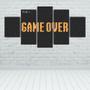 Imagem de Quadros Decorativos MDF Game Over Jogos Gamer Sala Quarto