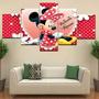 Imagem de Quadros Decorativos Minnie Mouse Mosaico 5 Peças