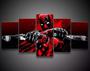 Imagem de Quadros Decorativos Mosaico Arte Deadpool Armas"