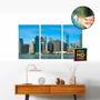 Imagem de Quadros decorativos sala quarto Manhattan New York