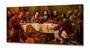 Imagem de Quadros Decorativos Santa Ceia Catolico Copa Cozinha em Tecido canvas 130x60