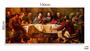 Imagem de Quadros Decorativos Santa Ceia Catolico Copa Cozinha em Tecido canvas 130x60