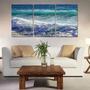 Imagem de Quadros mosaico mar med. 105x65 ps 2mm adesivo fosco borda infinita