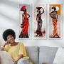 Imagem de Quadros Mulheres AFRICANAS - Trio 3 - Quadro Novo