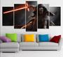 Imagem de Quadros Para Sala 5 Peças star wars games filmes e serie "