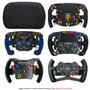 Imagem de Qualicapas Capa Protetora Compatível c/ Add-On / Volante F1 Logitech Thrustmaster Fanatec Moza Racing Retangular até 28cm Simulador Gamer