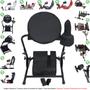 Imagem de Qualicapas Capas Protetoras Compatíveis c/ Volante e Base T300RS GT + Capa p/ Pedais T3PA + Capa p/ Câmbio TH8A Add-on Shifter Simulador Thrustmaster