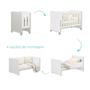 Imagem de Quarto Bebê Berço Evolution 4 em 1 + Cômoda 6 Gavetas