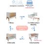 Imagem de Quarto Bebê Completo Berço Americano Guarda Roupas 100% MDF