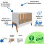Imagem de Quarto Bebê Completo Berço Americano Guarda Roupas 100% MDF