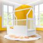 Imagem de Quarto Bebê Completo Berço Cômoda Guarda-Roupa Wood Divicar