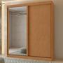 Imagem de Quarto com Guarda-roupa 2 Portas 2 Gavetas, Cômoda 2 Portas 7 Gavetas e Cama Casal Athenas