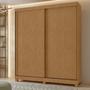 Imagem de Quarto com Guarda-roupa Casal 2 Portas 2 Gavetas, Cômoda 2 Portas 7 Gavetas e Cama Athenas