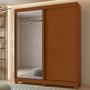 Imagem de Quarto com Guarda-roupa Casal 2 Portas 2 Gavetas Zeine, Cômoda 2 Portas 7 Gavetas e Cama Loop