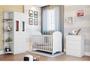 Imagem de Quarto Completo Bebê Moveis Peroba berço mini cama MDF