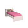 Imagem de Quarto Completo de Solteiro com Cama e Guarda-Roupa 1225E Carvalho Claro