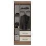 Imagem de Quarto Completo Guarda-roupa 3 Portas e 2 Gavetas e Cômoda 8 Gavetas