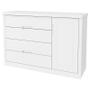 Imagem de Quarto de Bebê 2 Portas Tutto New com Berço Multifuncional Formare Branco Acetinado e Colchão - Matic
