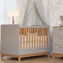 Imagem de Quarto de Bebê 3 Pçs com Berço, Cômoda 6 Gavetas e Gr 4 Portas 4 Gavetas Chantilly