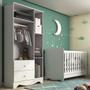 Imagem de Quarto de Bebê Berço e Guarda-Roupa 3 Portas Ben MDF Móveis Peroba