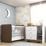 Imagem de Quarto de Bebê com Berço Americano 3 em 1 e Cômoda 1 Porta com Janela Ben